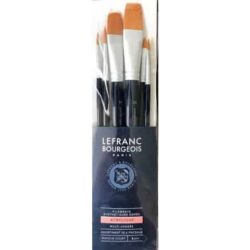 L&b fine acrylic sivellinlajitelma 6kpl keinokuitu