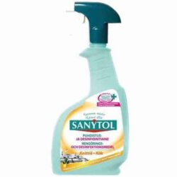 SANYTOL KEITTIÖN PUHDISTUS- JA DESINFIOINTIAINE SPRAY 500ML SANYTOL KEITTIÖN PUHDISTUS- JA DESINFIOINTIAINE SPRAY 500ML