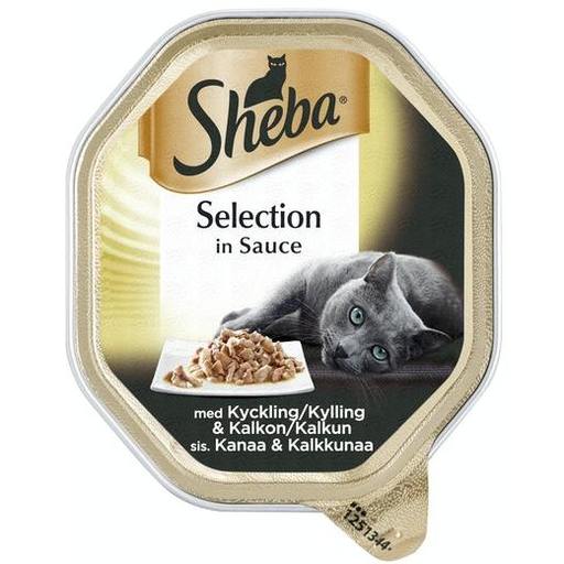 Sheba selection kana ja kalkkuna kastikkeessa 85g | säästötalo latvala