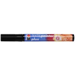 Marabu tekstiilitussi plus 073 musta 3mm Marabu tekstiilitussi plus 073 musta 3mm