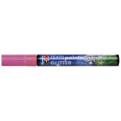 Marabu tekstiilitussi glitter 533 pinkki 3mm Marabu tekstiilitussi glitter 533 pinkki 3mm