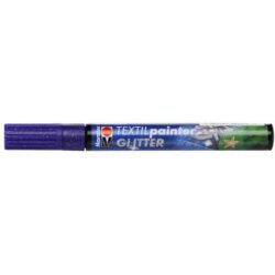 Marabu tekstiilitussi glitter 551 violetti 3mm Marabu tekstiilitussi glitter 551 violetti 3mm