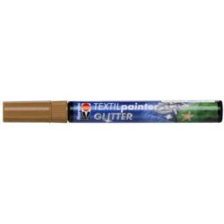 Marabu tekstiilitussi glitter 546 ruskea 3mm Marabu tekstiilitussi glitter 546 ruskea 3mm