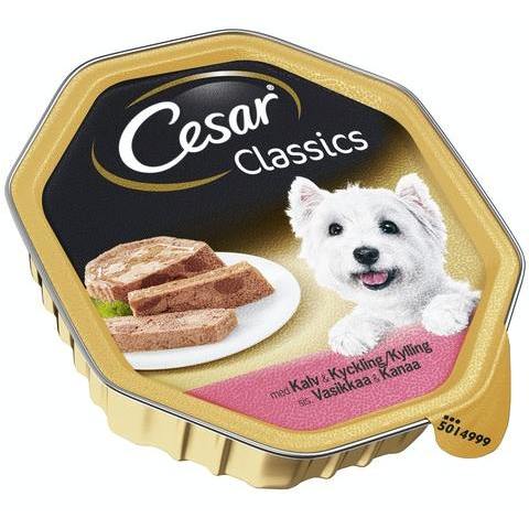 Cesar classics koiranruoka vasikanliha-kana 150g | säästötalo latvala