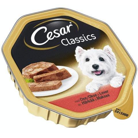 Cesar classics liha-maksa koiranruoka 150g | säästötalo latvala
