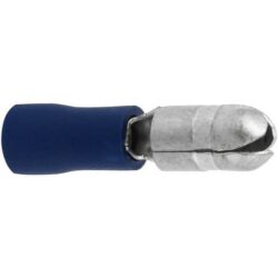 Liitin putki koiras 5mm sininen 10kpl Liitin putki koiras 5mm sininen 10kpl