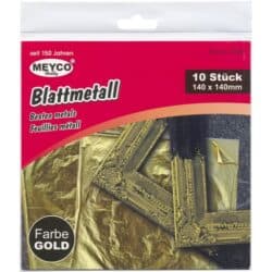 MEYCO LEHTIMETALLI KULTA 140x140MM 10KPL MEYCO LEHTIMETALLI KULTA 140x140MM 10KPL