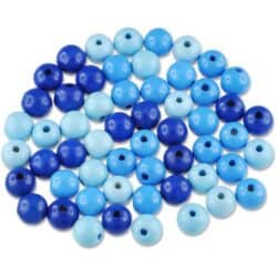 MEYCO PUUHELMIMIX SINISEN SÄVYT 10MM 56KPL MEYCO PUUHELMIMIX SINISEN SÄVYT 10MM 56KPL