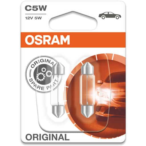 OSRAM JARRU- JA TAKAVALO C5W