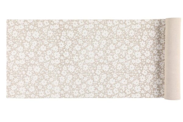 4living kaitaliina bloom 35x140cm beige | säästötalo latvala