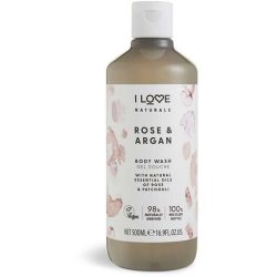 I LOVE NATURALS ROSE & ARGAN BODY WASH 500ML