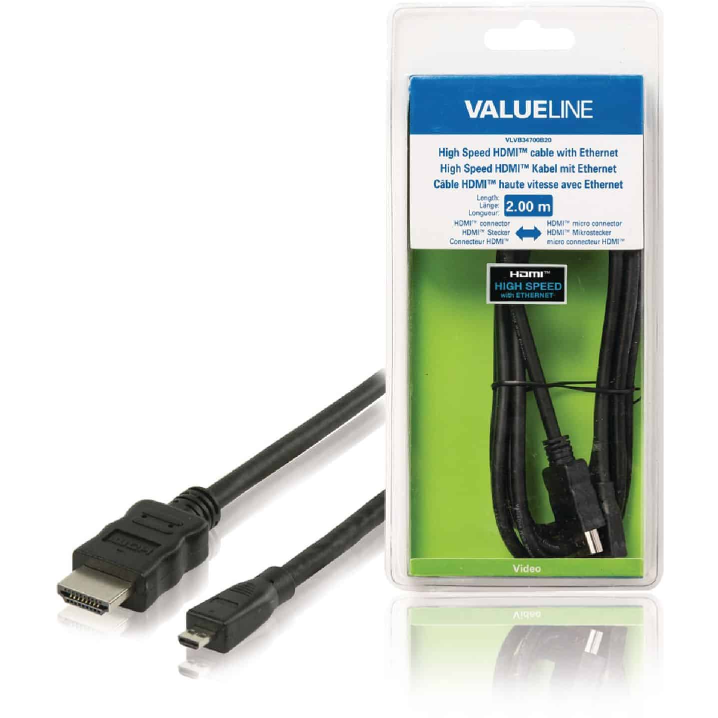 Nedis hdmi - hdmi micro uros kaapeli high speed with ethernet 2 | säästötalo latvala Nedis hdmi - hdmi micro uros kaapeli high speed with ethernet 2 | säästötalo latvala