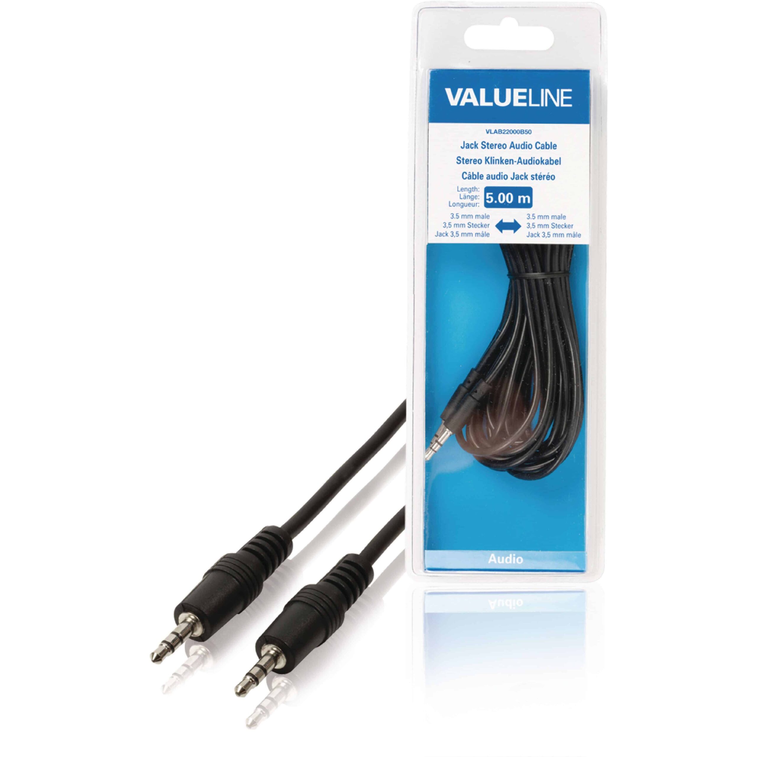 Valueline audiokaapeli 3 5mm - 3 5mm 5 | säästötalo latvala Valueline audiokaapeli 3. 5mm - 3. 5mm 5 | säästötalo latvala