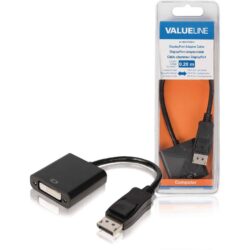 Valueline displayport uros - dvi-d 24+1-pin naaras 0 Valueline displayport uros - dvi-d 24+1-pin naaras 0