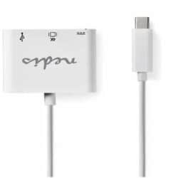 NEDIS USB-C - HDMI NAARAS + USB-C NAARAS + USB-A NAARAS 0