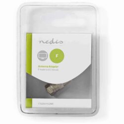 Nedis antenni- ja satelliittisovitin f-uros - coax naaras Nedis antenni- ja satelliittisovitin f-uros - coax naaras