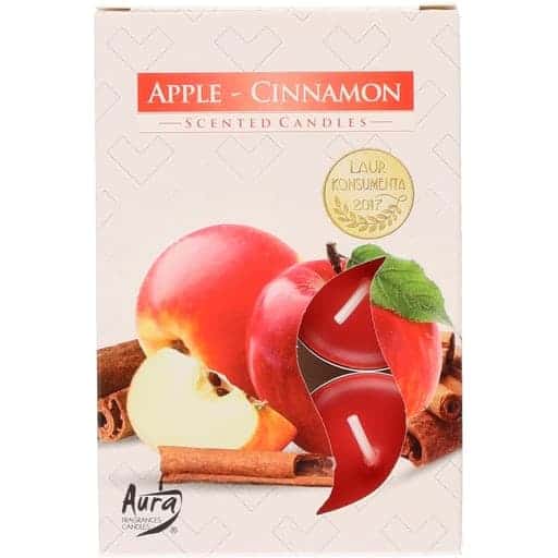 TuoksulÄmpÖkynttilÄ apple-cinnamon 6kpl | säästötalo latvala