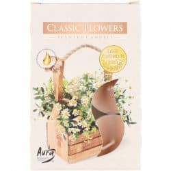 TuoksulÄmpÖkynttilÄ classic flowers 6kpl | säästötalo latvala