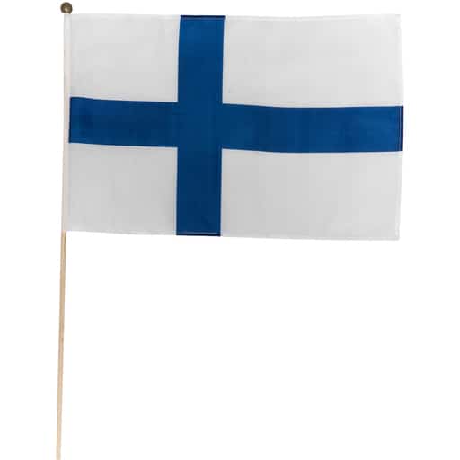 Suomen lippu tikulla | säästötalo latvala