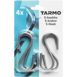 TARMO S-KOUKKU HOPEA METALLI 4KPL TARMO S-KOUKKU HOPEA METALLI 4KPL
