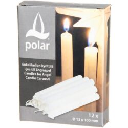 Polar enkelikellon kynttilÄt 12kpl Polar enkelikellon kynttilÄt 12kpl
