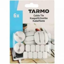 Tarmo kaapelikiinnikkeet 6kpl | säästötalo latvala