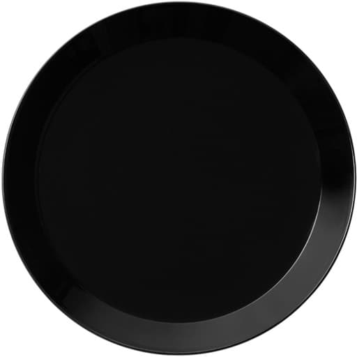 Iittala teema lautanen musta 17cm | säästötalo latvala