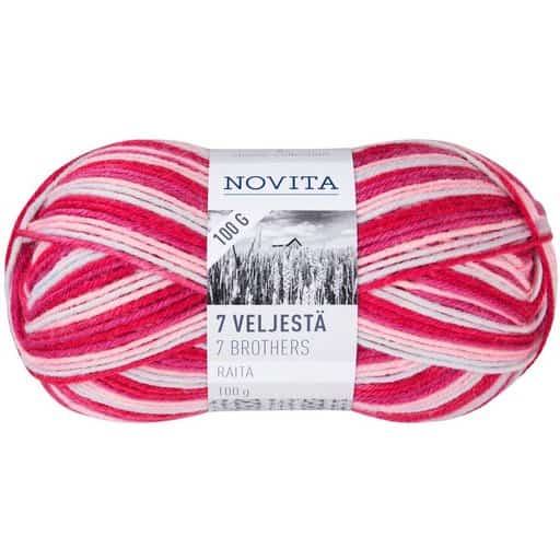 Novita 7 veljestÄ raita marjakori 100g (854) | säästötalo latvala