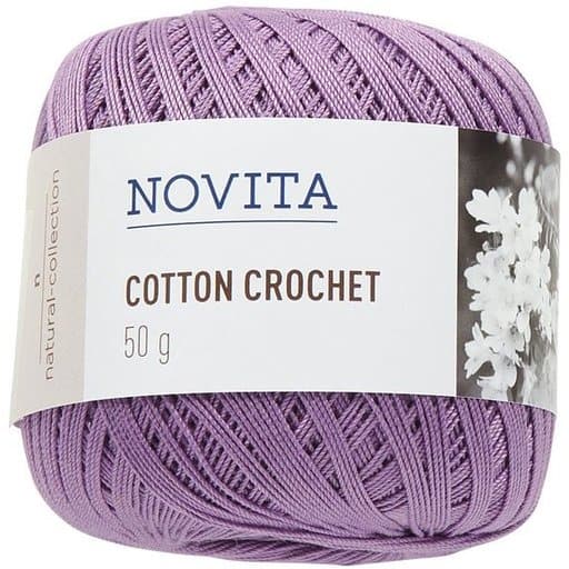 Novita cotton crochet orvokki 50g (744) | säästötalo latvala