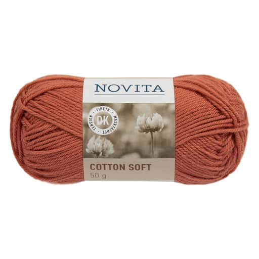 Novita cotton soft punasavi 50g (640) | säästötalo latvala