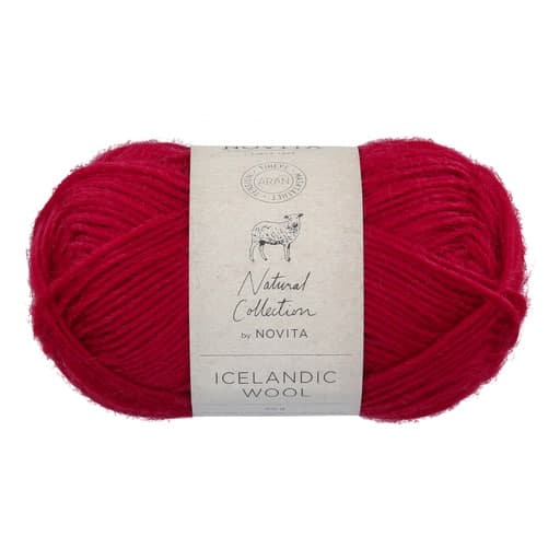 Novita icelandic wool puolukka 50g (523) | säästötalo latvala