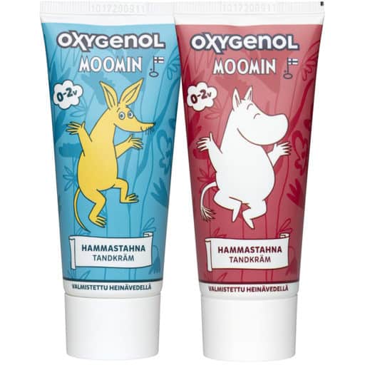 Oxygenol lasten 0-2v hammastahna muumi 50ml | säästötalo latvala