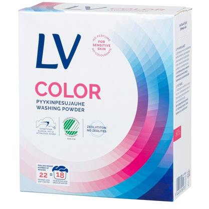 Lv color pyykinpesujauhe 750g | säästötalo latvala
