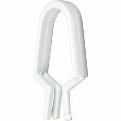 Pisla c-tangon verhorengas valkoinen 10kpl Pisla c-tangon verhorengas valkoinen 10kpl