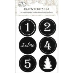 JOULUKALENTERITARRA MUSTA 4ARK/PKT JOULUKALENTERITARRA MUSTA 4ARK/PKT