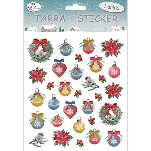 Tarra-arkki joulupallot | säästötalo latvala