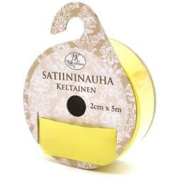 Satiininauha keltainen 2cmx5m | säästötalo latvala