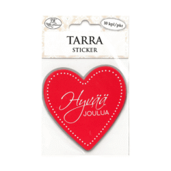 6417715042593_0 Png TARRA SYDÄN HYVÄÄ JOULUA PUNAINEN 10KPL