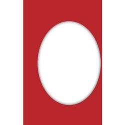 Korttipohja 2-os. Soikea punainen 10kpl Korttipohja 2-os. Soikea punainen 10kpl