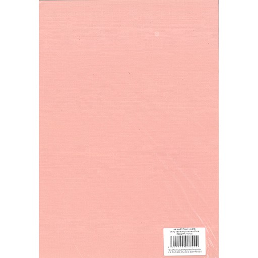 Lumo kartonki vaaleanpunainen a4 10kpl | säästötalo latvala