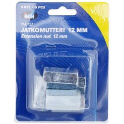 IKH JATKOMUTTERI M12 5KPL IKH JATKOMUTTERI M12 5KPL
