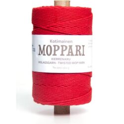 Moppari kierrenaru punainen 1kg Moppari kierrenaru punainen 1kg