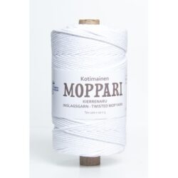 Moppari kierrenaru valkaistu 1kg Moppari kierrenaru valkaistu 1kg