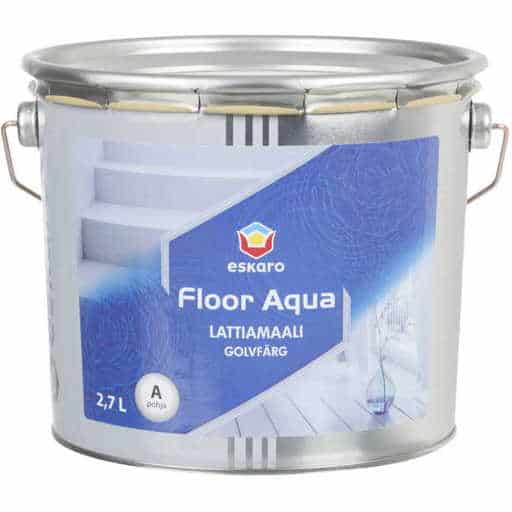 Eskaro floor aqua lattiamaali valkoinen 2 | säästötalo latvala
