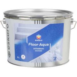 Eskaro floor aqua lattiamaali valkoinen 9l Eskaro floor aqua lattiamaali valkoinen 9l