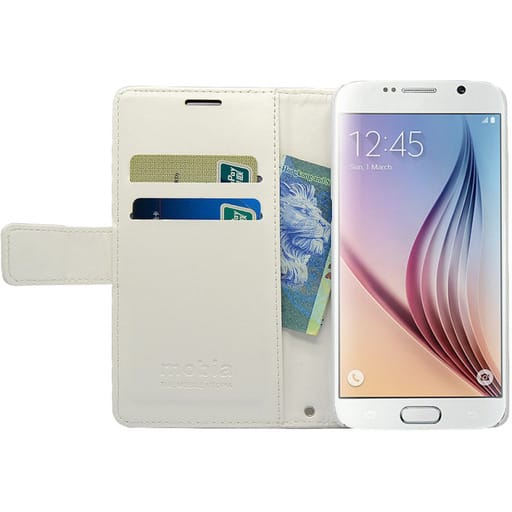 Mobia lompakkokotelo huawei y6 2017 valkoinen | säästötalo latvala