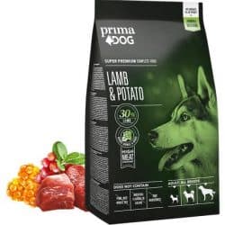 Primadog lammas-peruna kuivaruoka aikuisille koirille 2kg | säästötalo latvala