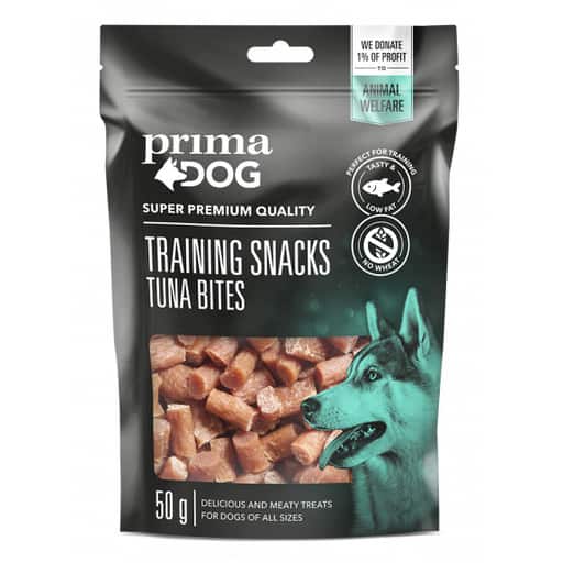 Primadog training snacks tonnikalapala 100g | säästötalo latvala