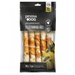 PRIMADOG TÄYTETTY PURURULLA KANAKÄÄREELLÄ 13CM 5KPL 180G PRIMADOG TÄYTETTY PURURULLA KANAKÄÄREELLÄ 13CM 5KPL 180G
