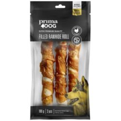 PRIMADOG TÄYTETTY PURURULLA KANAKÄREELLÄ 18CM 3KPL 189G PRIMADOG TÄYTETTY PURURULLA KANAKÄREELLÄ 18CM 3KPL 189G